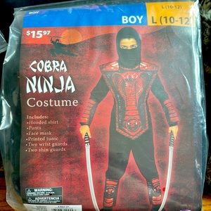 Halloween costume cobra ninja size L (10-12)